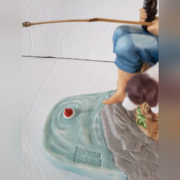 Coca-Cola Norman Rockwell "Gone Fishing" - Picture 7 of 11